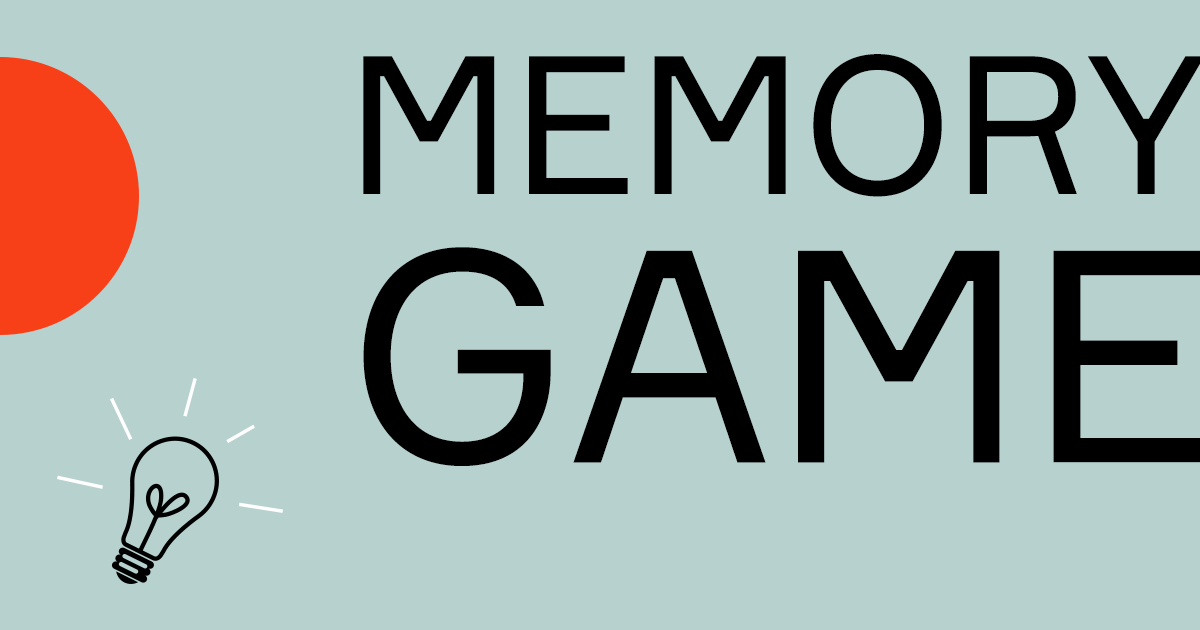 Memory game app